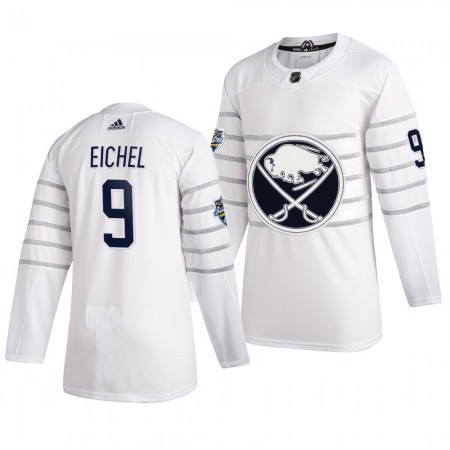 Camisola Buffalo Sabres Jack Eichel 9 Cinza Adidas 2020 NHL All-Star Authentic - Homem